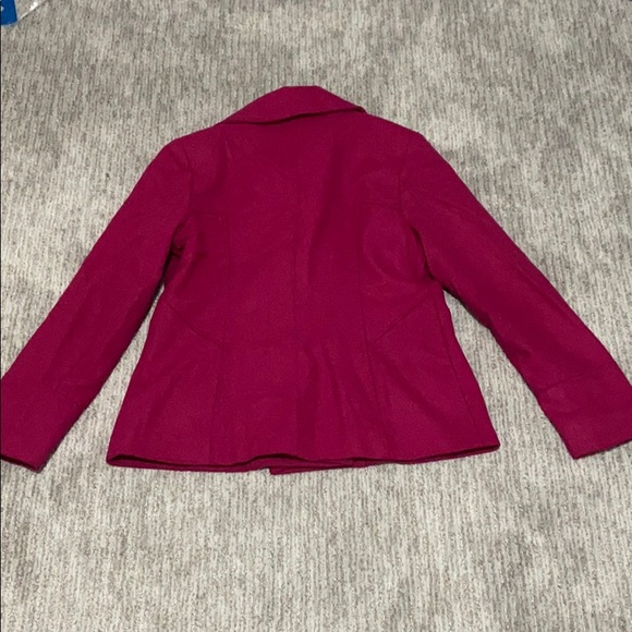 Guess Jackets & Coats Hot Pink Pea Coat Poshmark